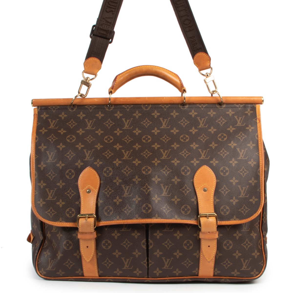 LOUIS VUITTON Vintage Hunting Travel Bag - VALOIS VINTAGE PARIS