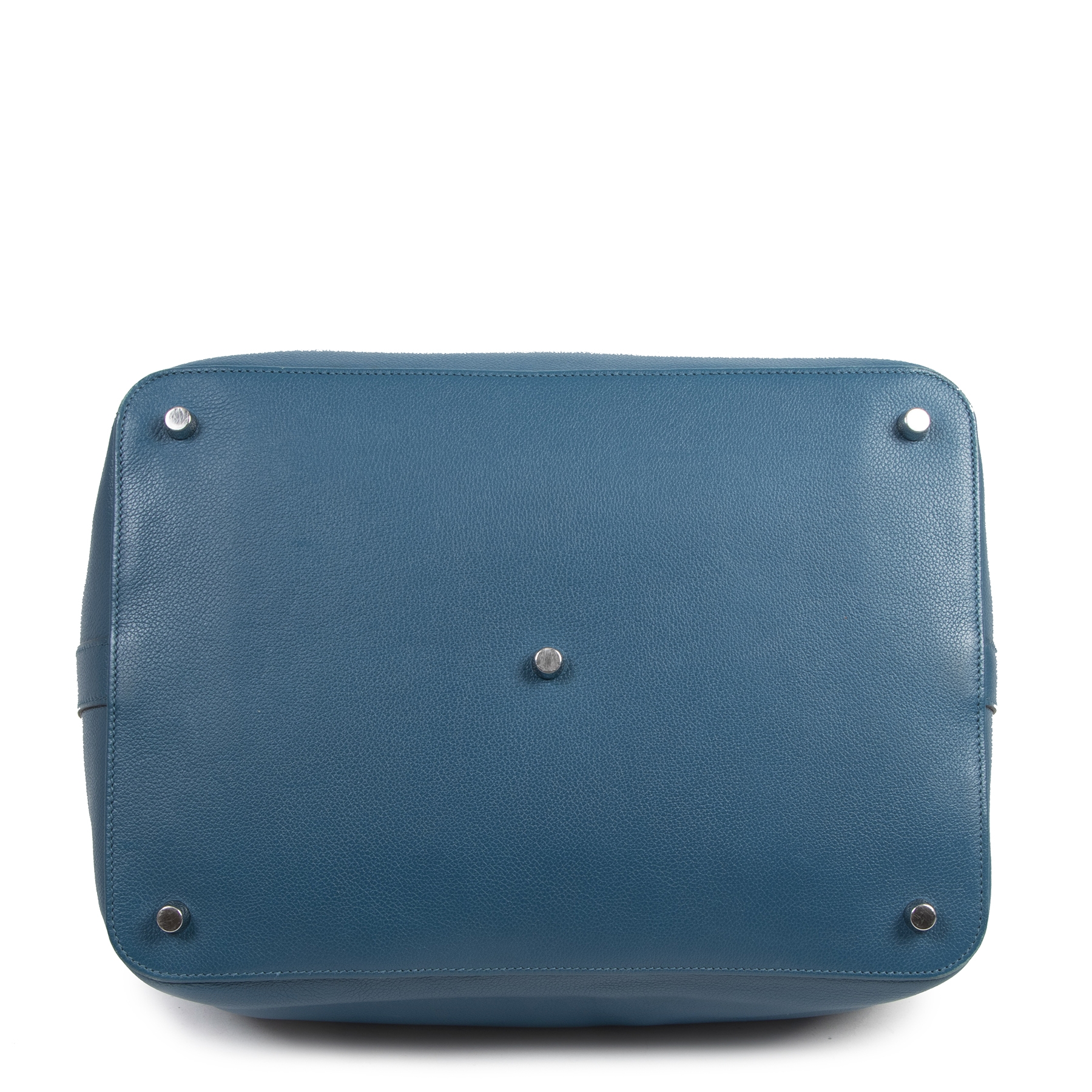 Hermes Bleu De Galice Novillo Toolbox 26 Bag – The Closet