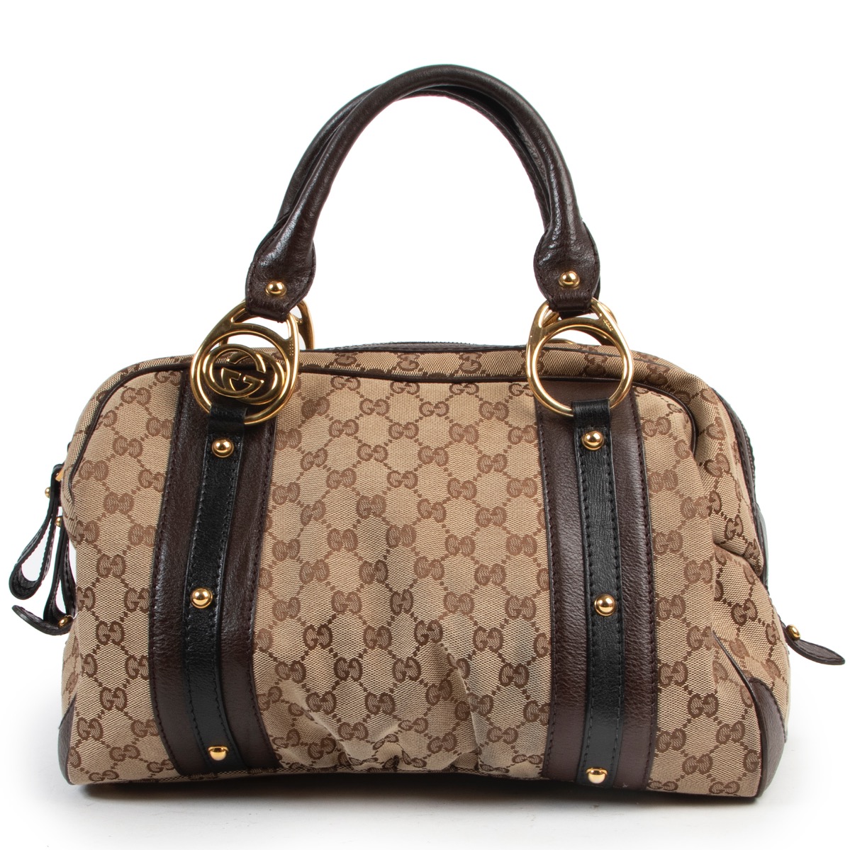 Gucci Monogram Joy Boston Bag ○ Labellov ○ Buy and Sell Authentic Luxury