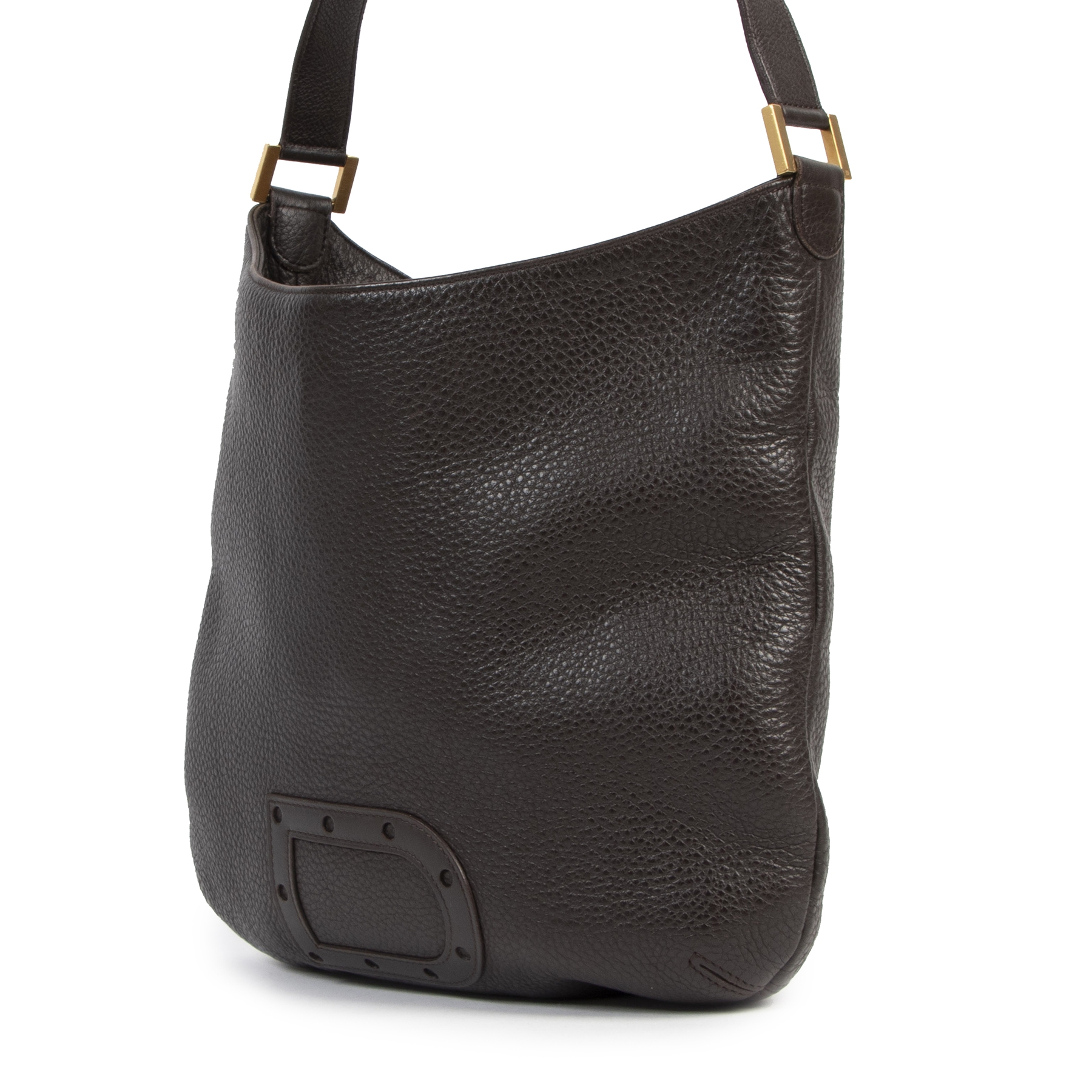 Delvaux Shoulder bag in brown leather. Model Louise GM…