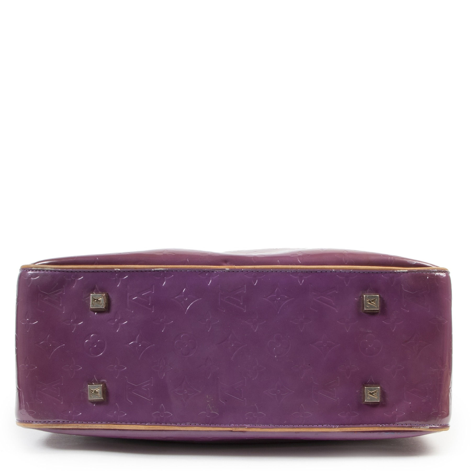 Handbag Louis Vuitton Purple in Synthetic - 34419346