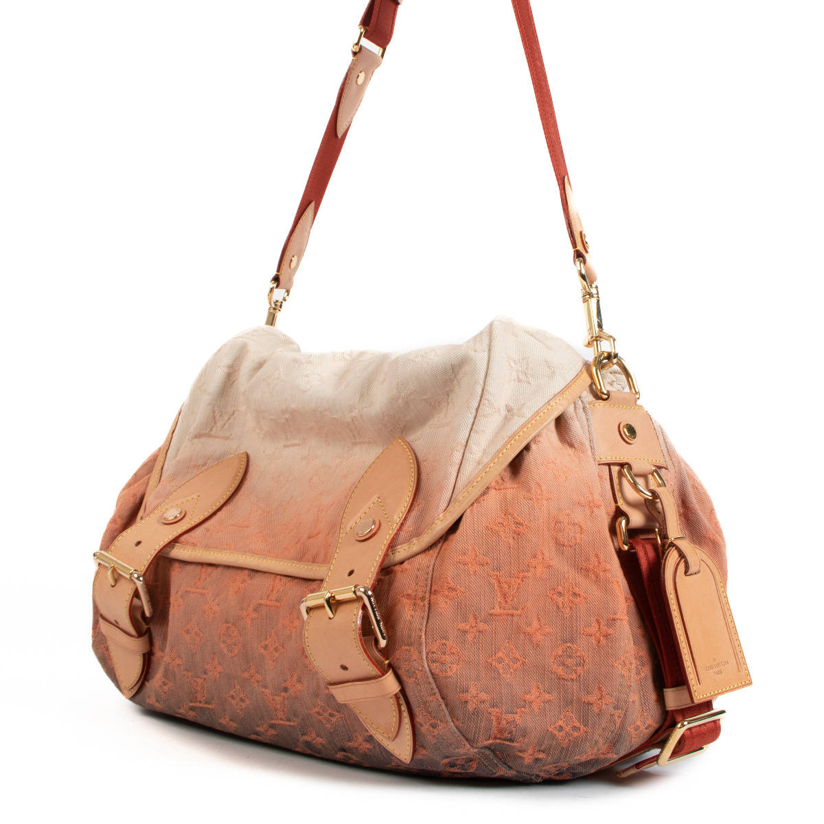 Louis Vuitton Spring/Summer 2010 Orange Monogram Denim Sunrise Bag Limited  Edition ○ Labellov ○ Buy and Sell Authentic Luxury
