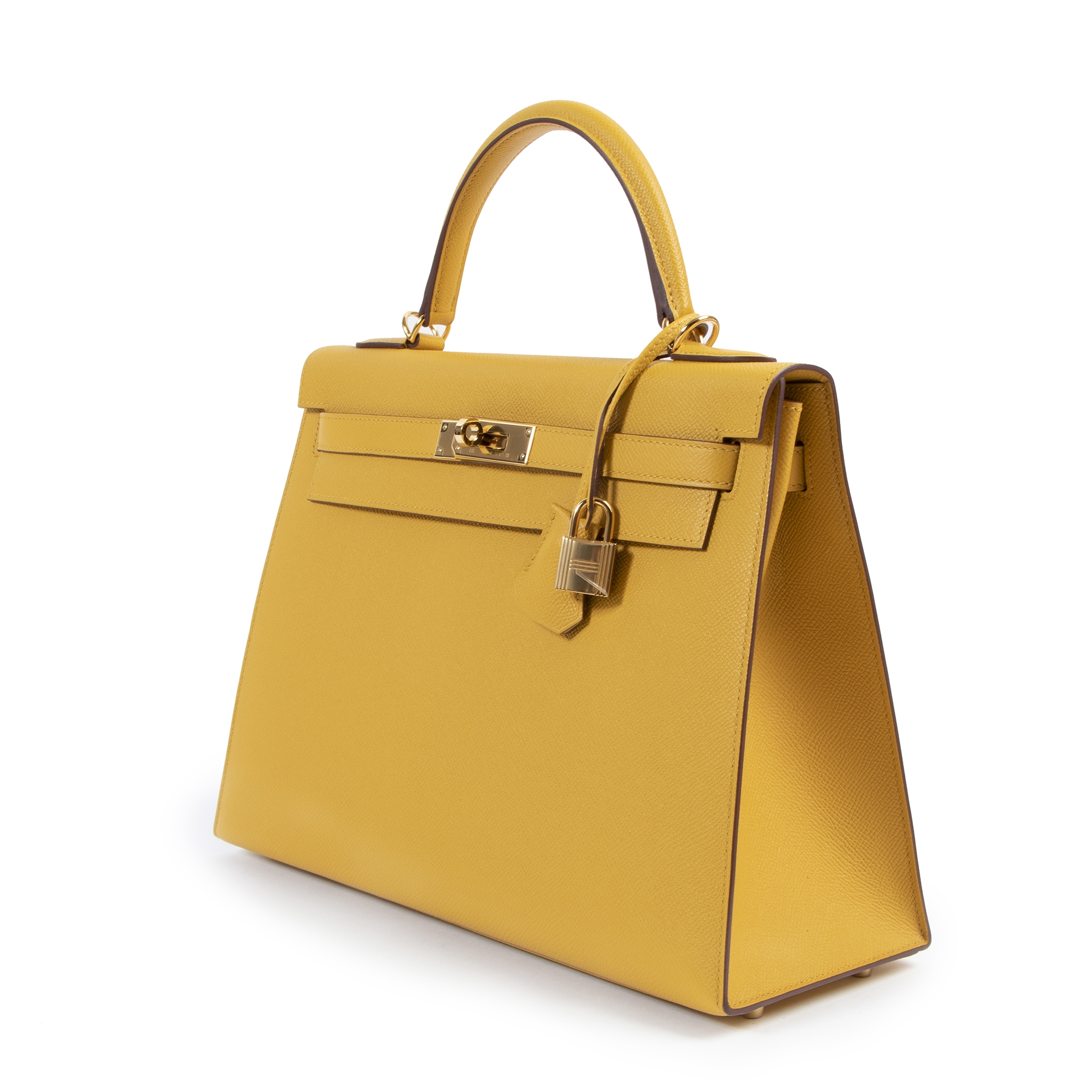 Hermès Kelly 32 Veau Togo Gold GHW ○ Labellov ○ Buy and Sell