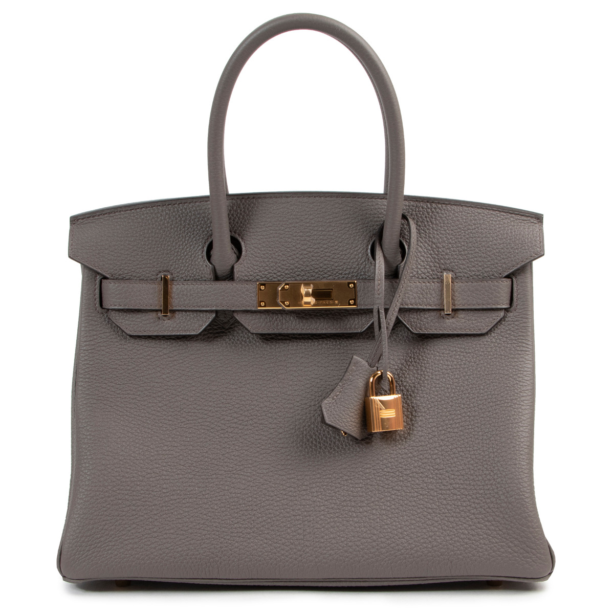 Hermès Birkin 30 Togo Gris Etain GHW ○ Labellov ○ Buy and Sell Authentic  Luxury
