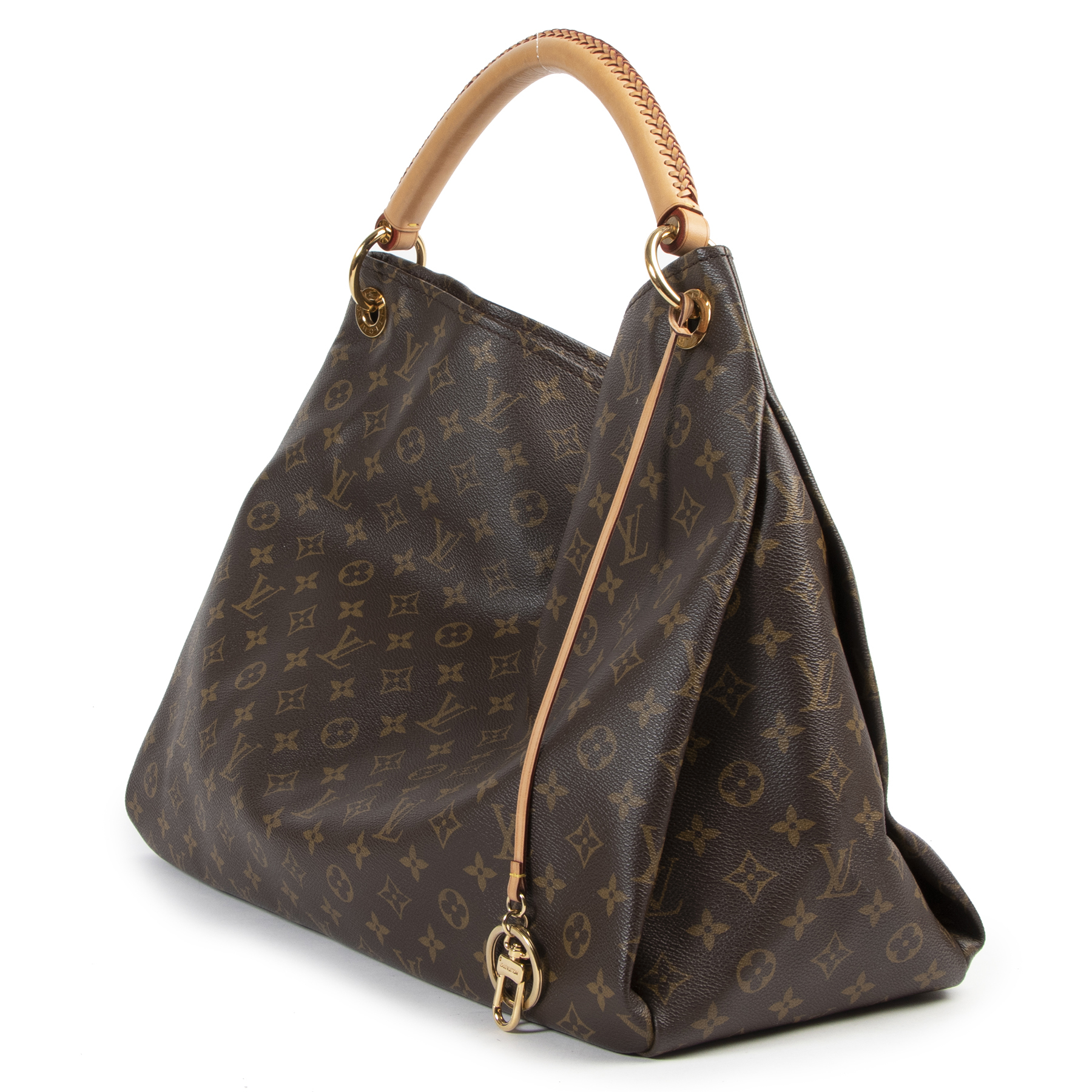 Used Louis Vuitton Amplant Artsy Monogram Shoulder Bag Handbag W41