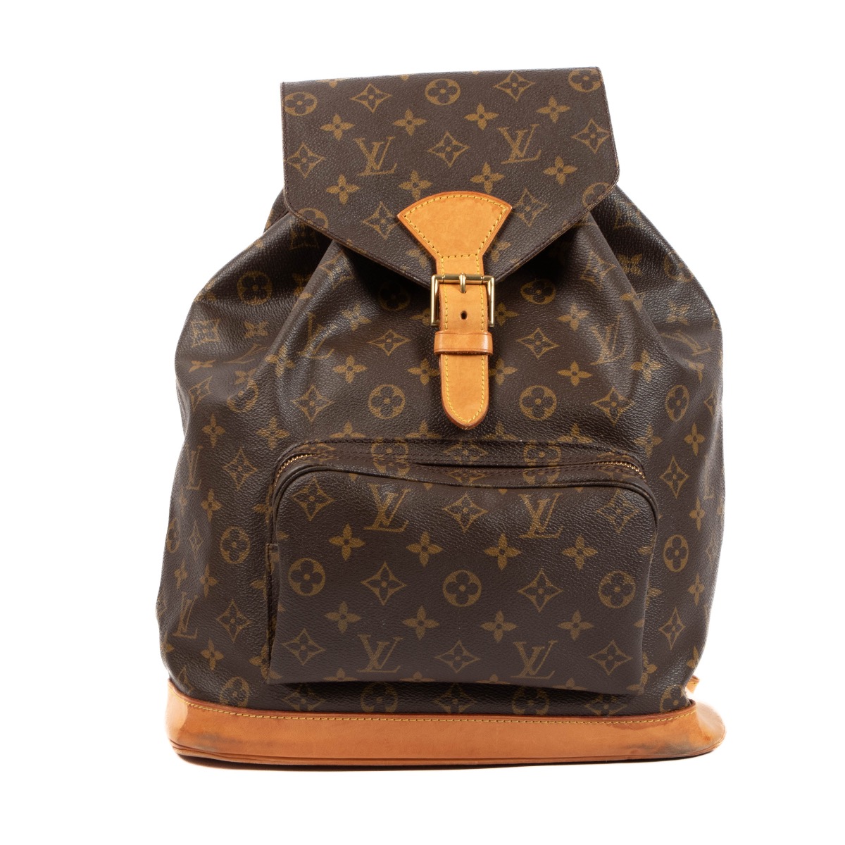 LOUIS VUITTON Monogram Canvas Brown Montsouris GM Backpack Bag