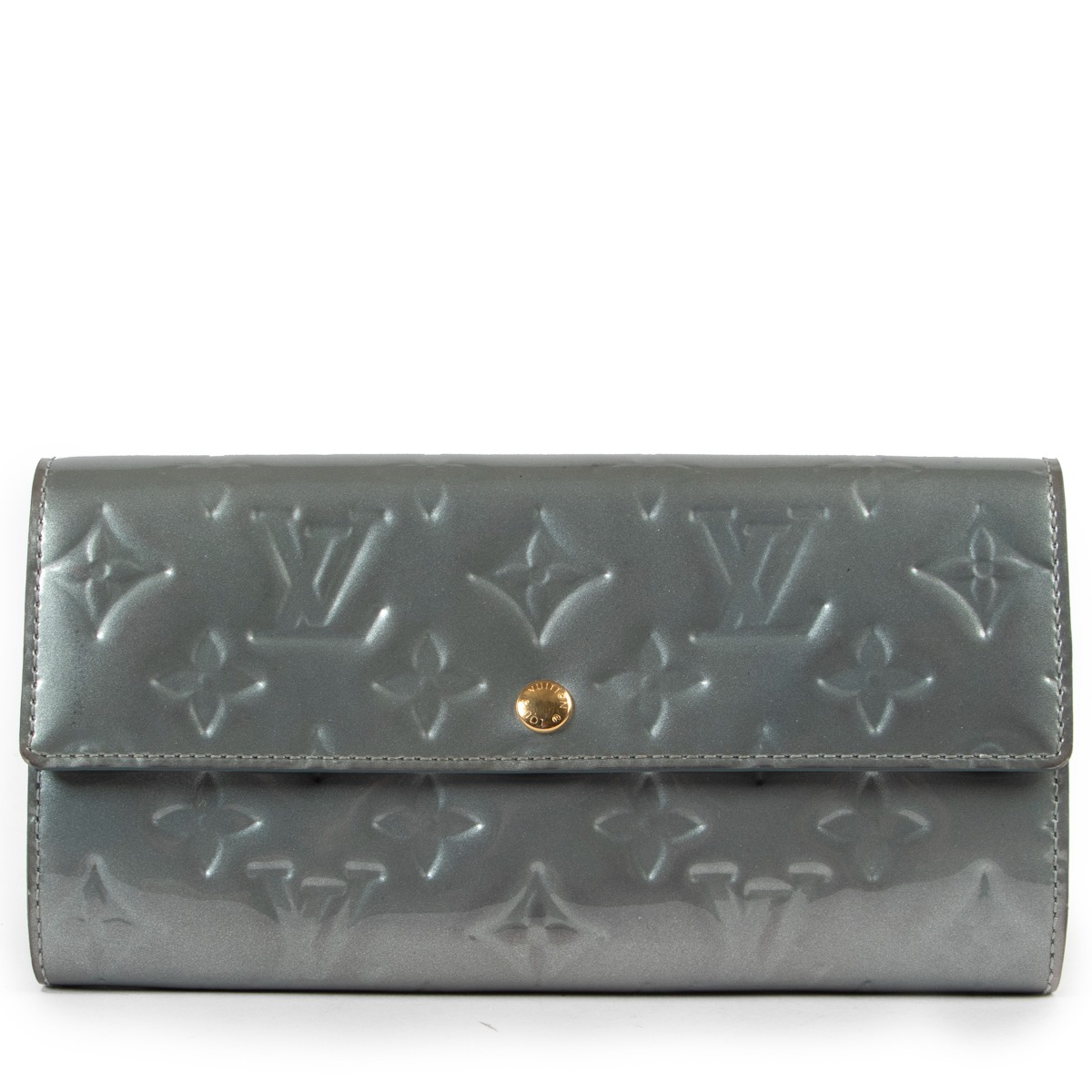 Cloth wallet Louis Vuitton Silver in Cloth - 25274505