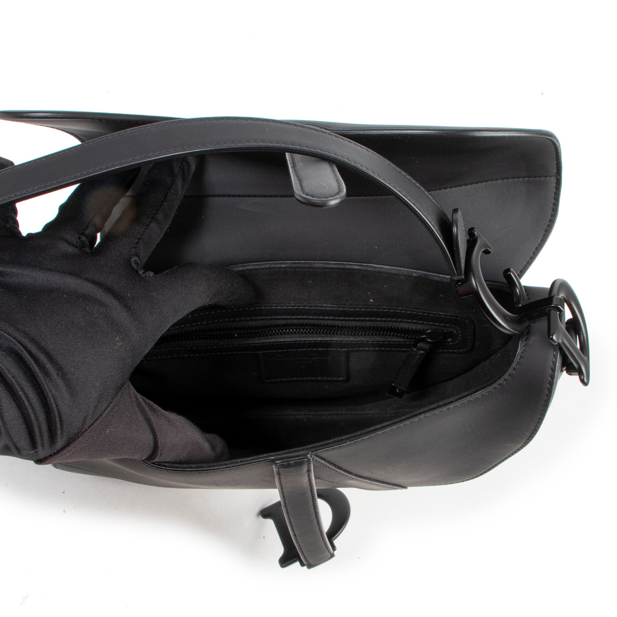 Dior // Black Saddle Bag – VSP Consignment