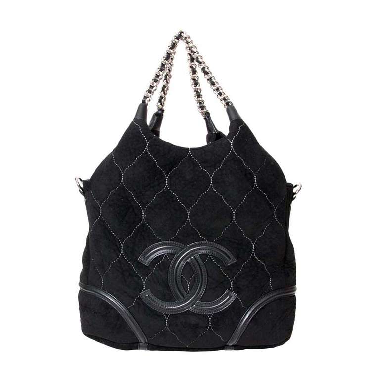Chanel Rodeo Drive Perforated CC Chain Hobo Bag ○ Labellov ○ Buy and Sell  Authentic Luxury