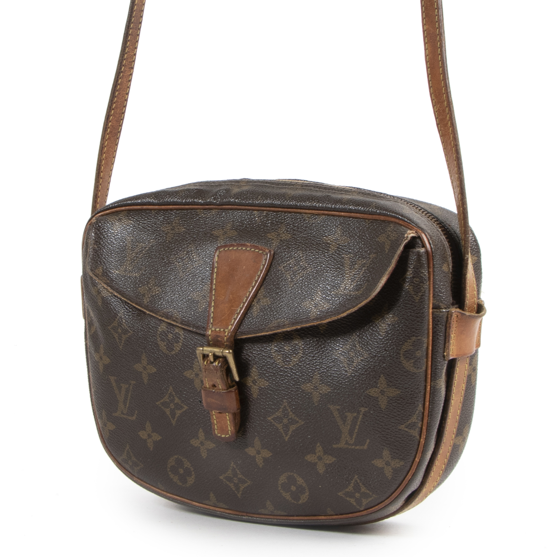 Louis+Vuitton+Jeune+Fille+Crossbody+MM+Brown+Leather for sale