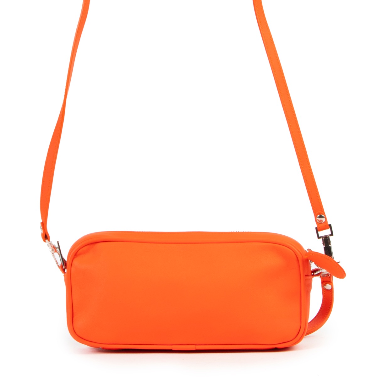 Courrèges Orange Crossbody Bag ○ Labellov ○ Buy and Sell Authentic Luxury
