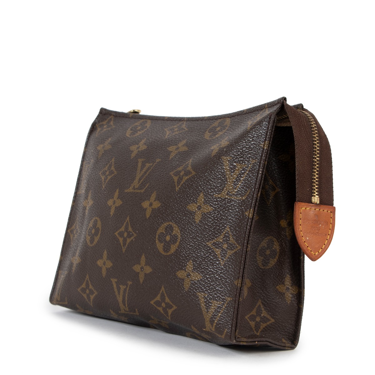 Louis Vuitton Monogram Toiletry Pouch 15 Poche Toilette Cosmetic Bag Pouch  226lv For Sale at 1stDibs