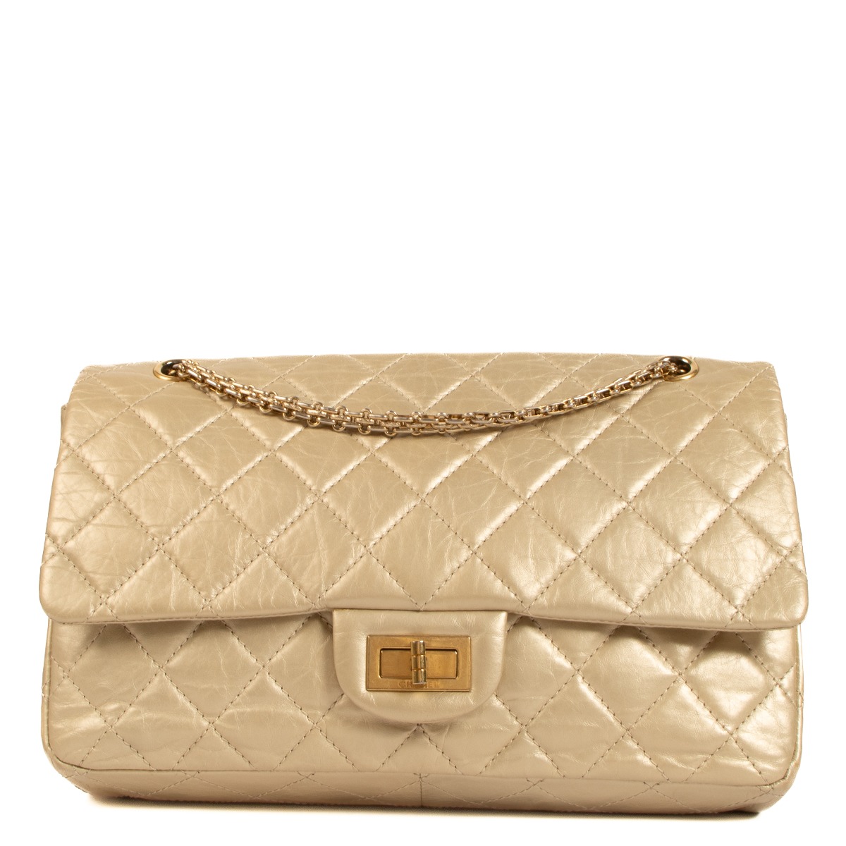 Chanel discount beige 2.55