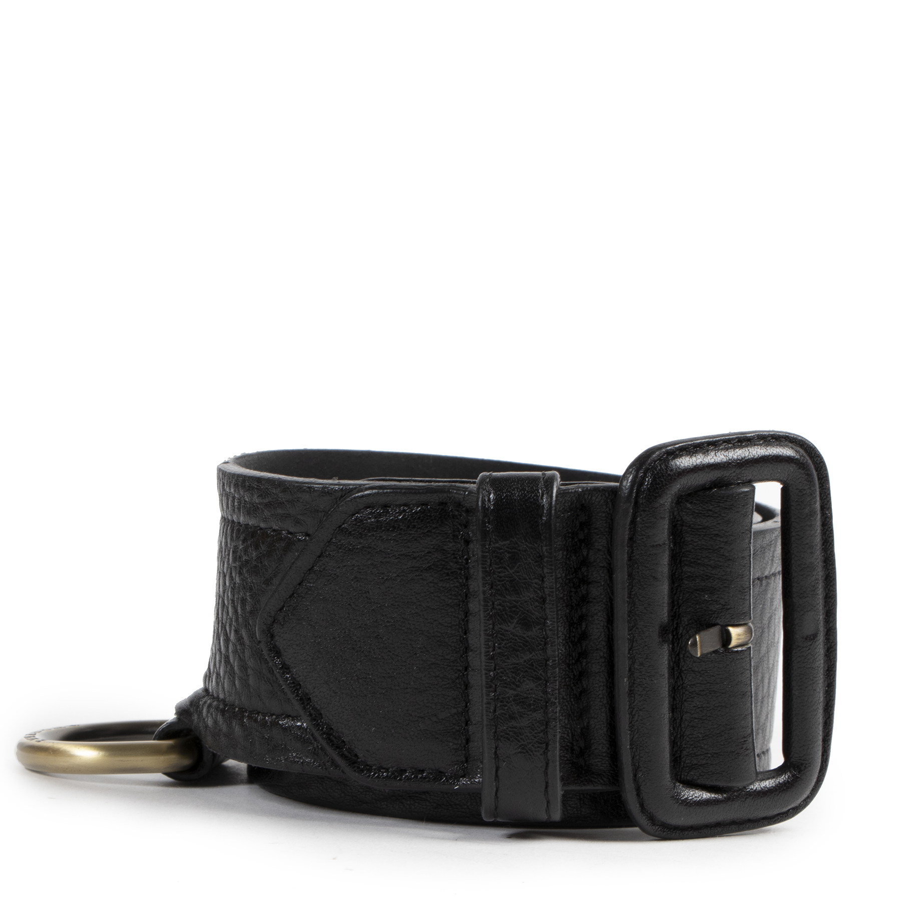 Leather belt Burberry Black size 90 cm in Leather - 29971750