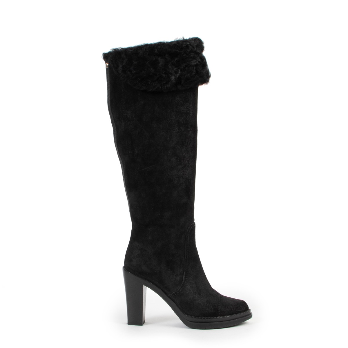 Snow boots Louis Vuitton Black size 37.5 EU in Suede - 31059961