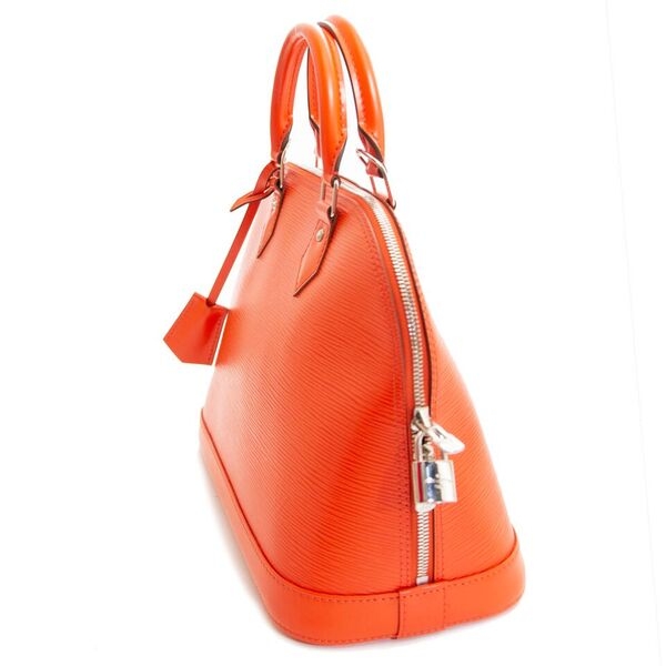 Louis Vuitton Orange Epi Alma PM ○ Labellov ○ Buy and Sell Authentic Luxury