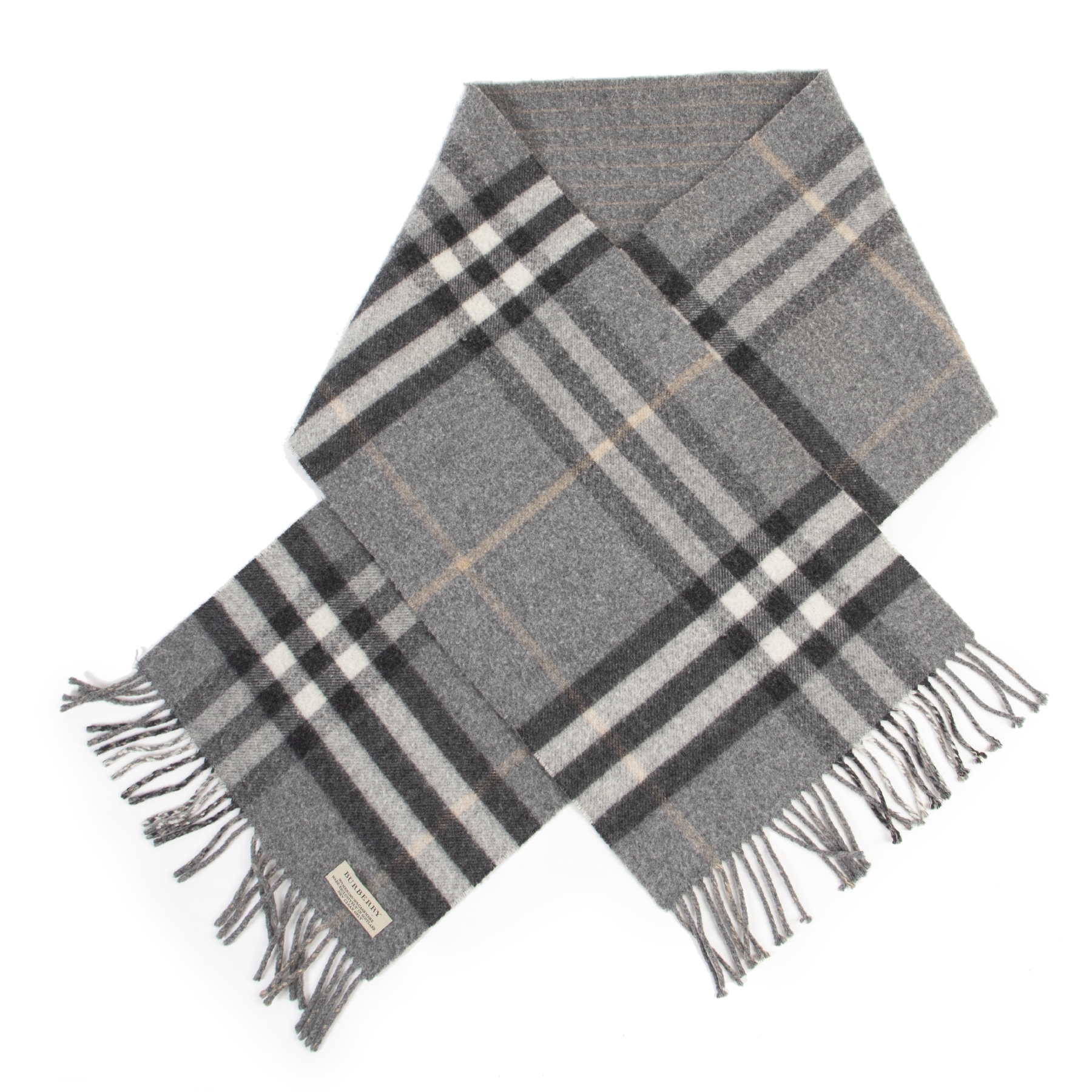 Burberry check merino wool best sale scarf sale