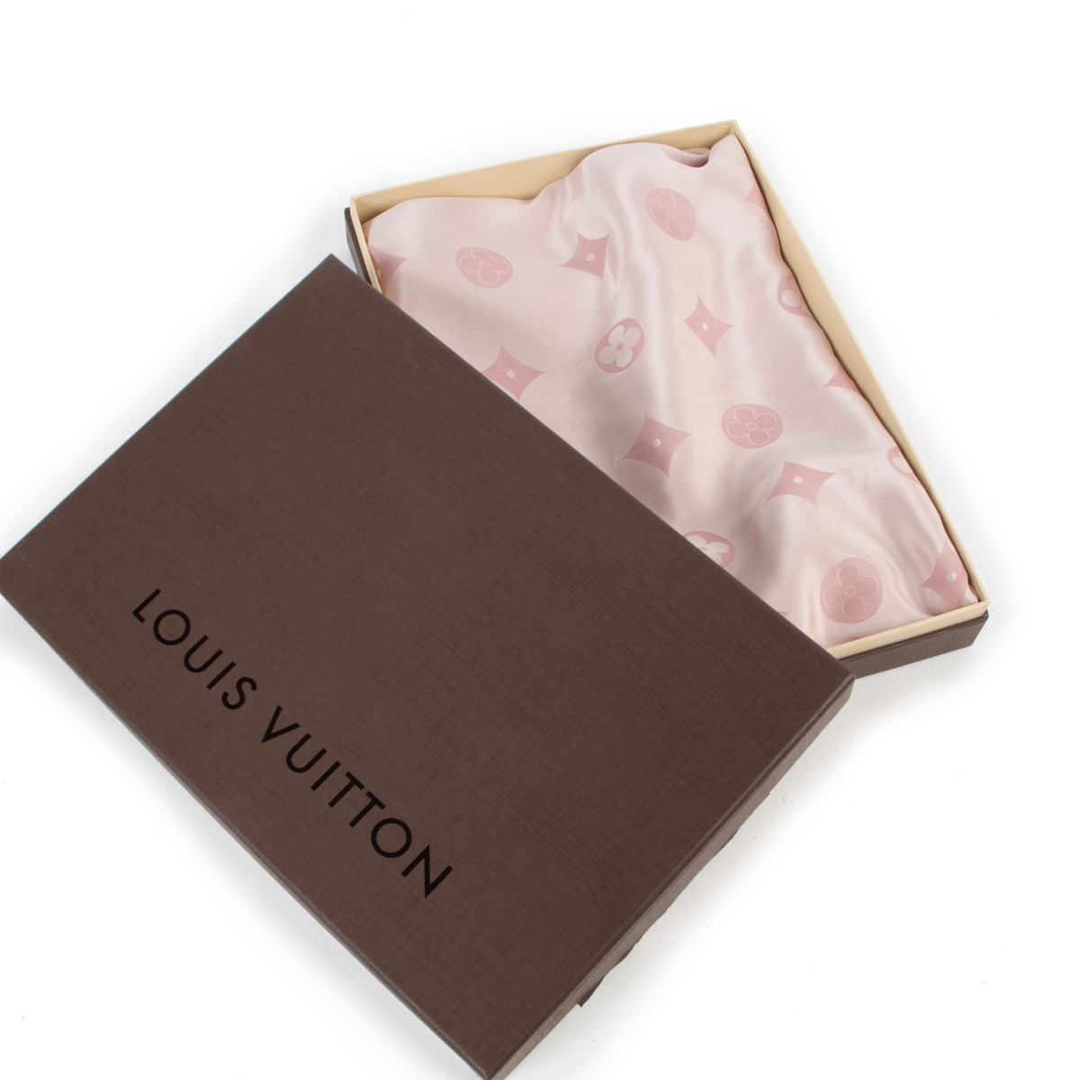 Silk neckerchief Louis Vuitton Pink in Silk - 25302193