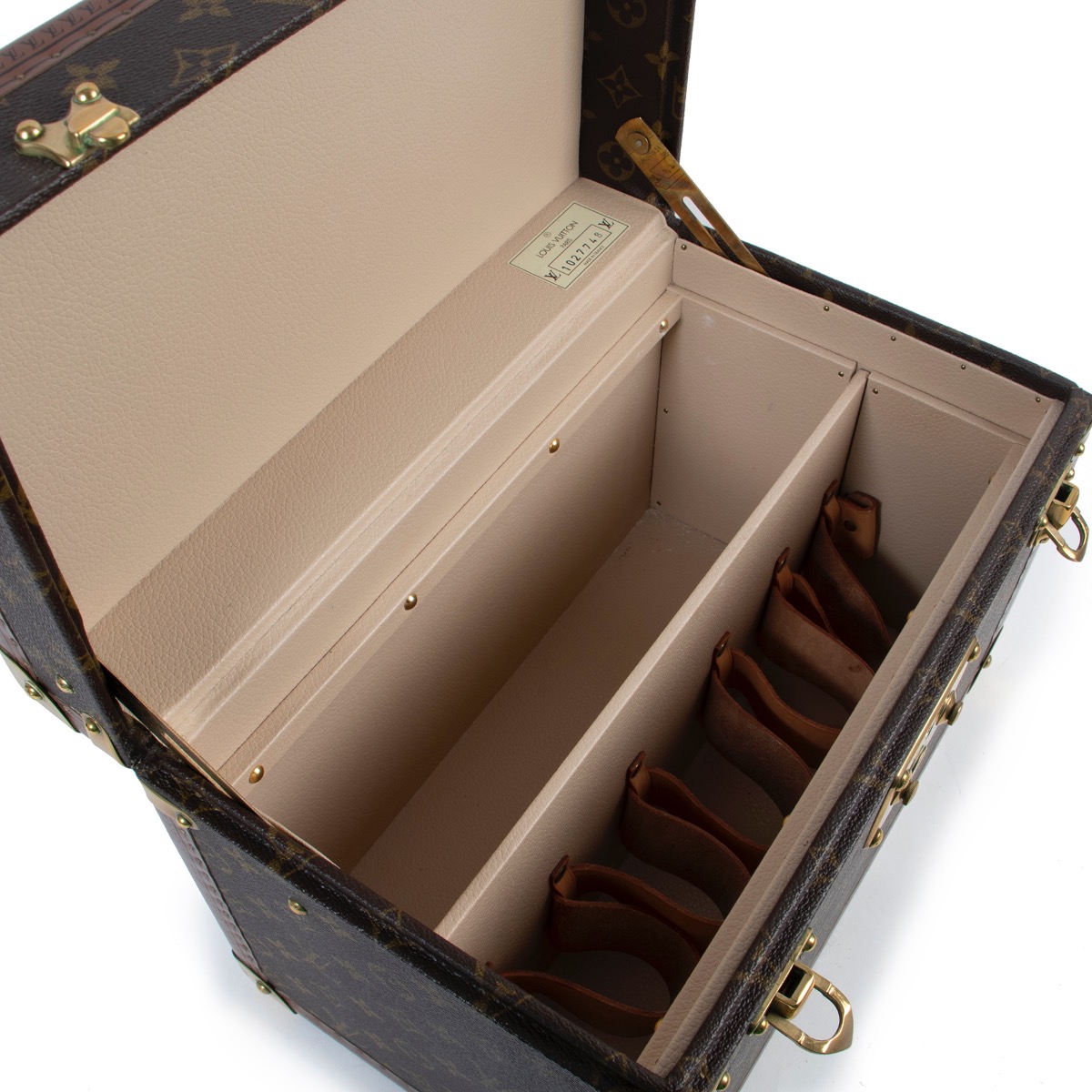 Louis Vuitton trunk collector's cosmetic pouch ref.124078 - Joli Closet