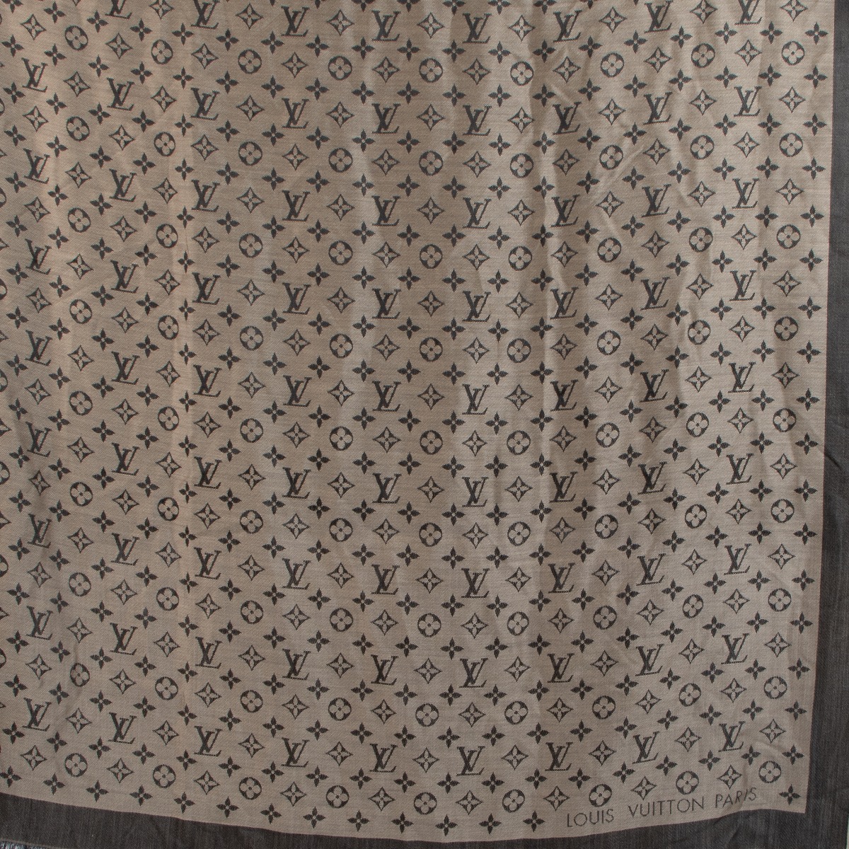 Bidinstyle on X: the LV Monogram Denim shawl is up for bids at a