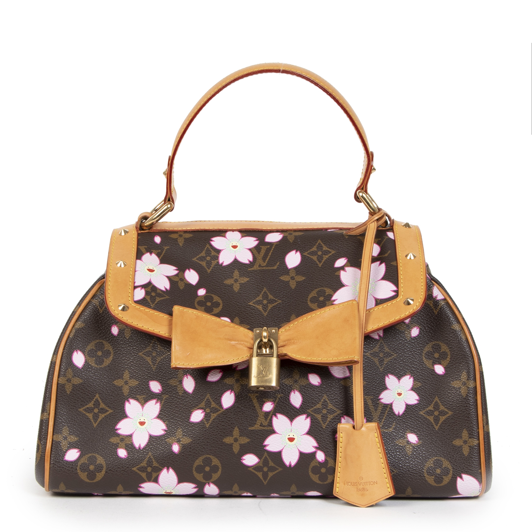 Louis Vuitton Cherry Blossom Takashi Murakami Top Handle Bag