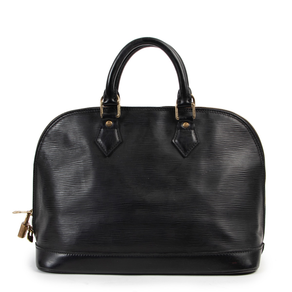 Louis Vuitton Black Epi Leather Limited Edition World Tour Petite Malle Bag  at 1stDibs