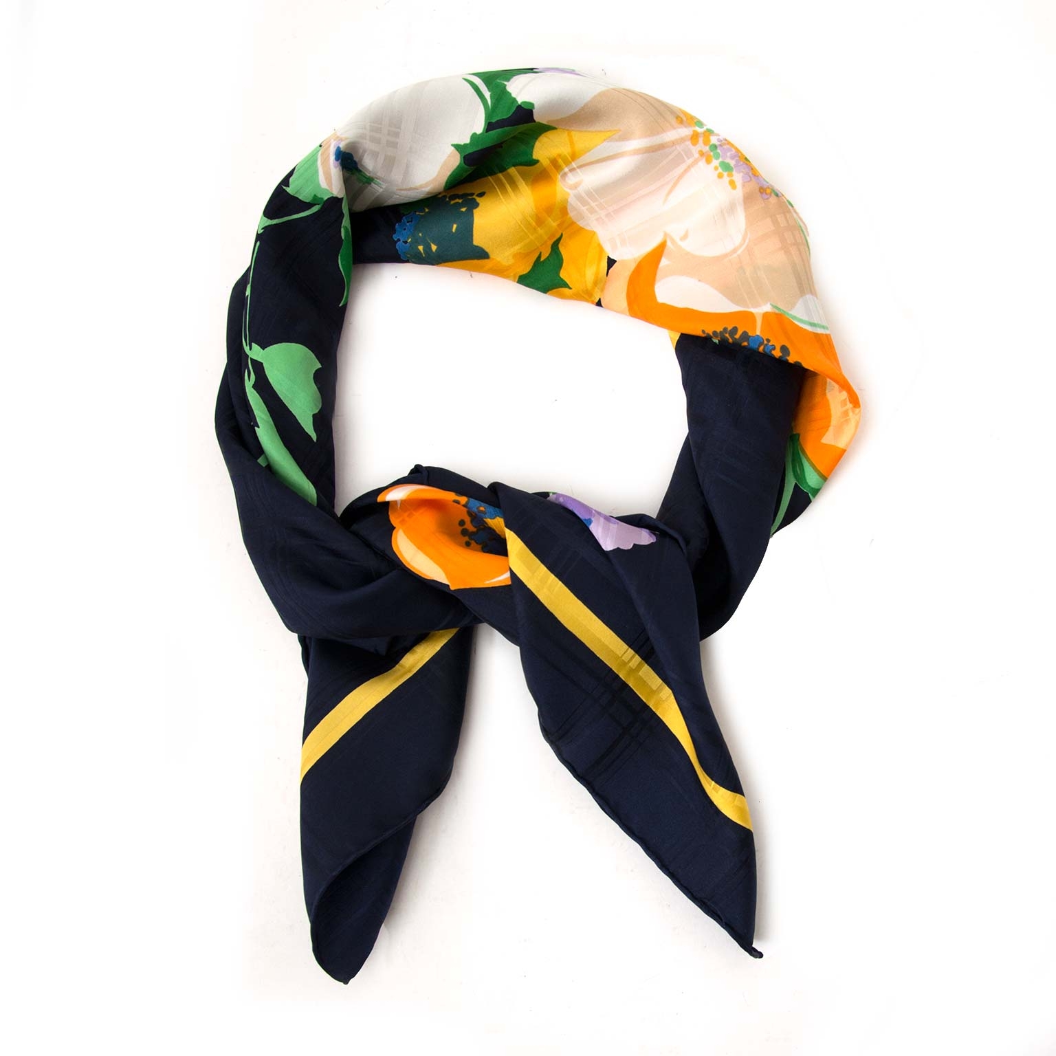 Silk scarf Dior Navy in Silk - 35673514