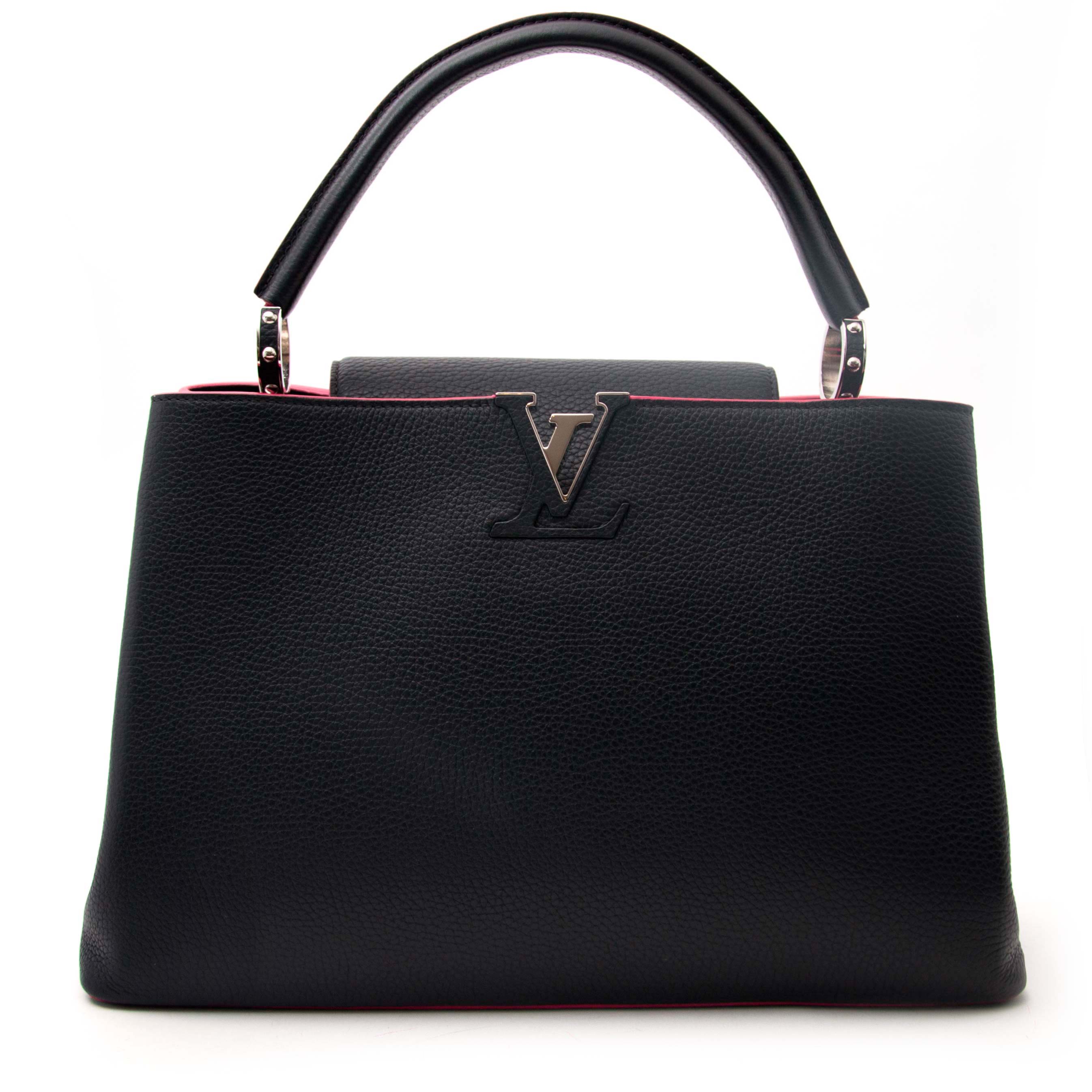 Capucines MM - Luxury Taurillon Leather Black