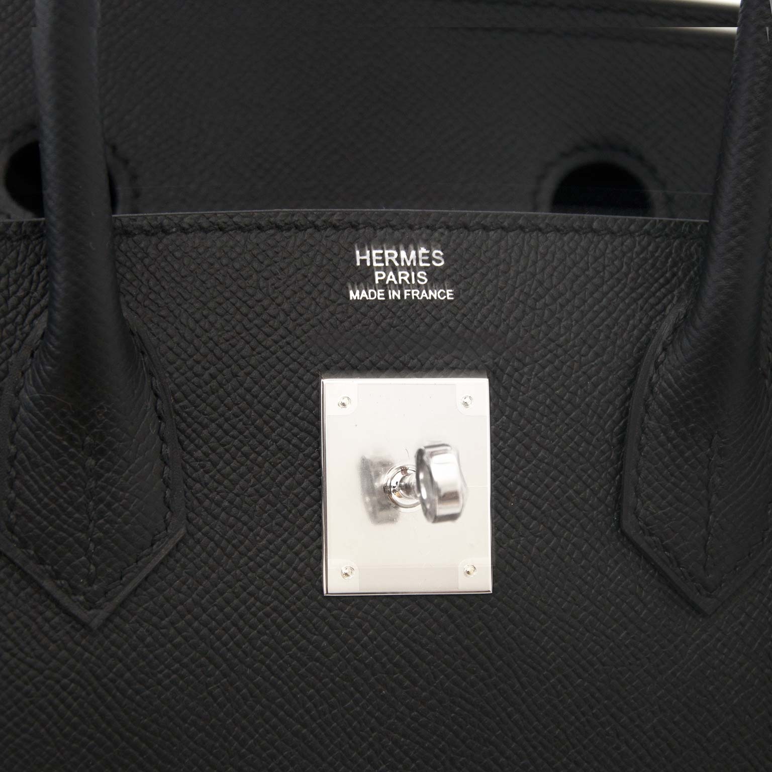 Hermès - Authenticated Birkin 30 Handbag - Leather Black Plain for Women, Never Worn