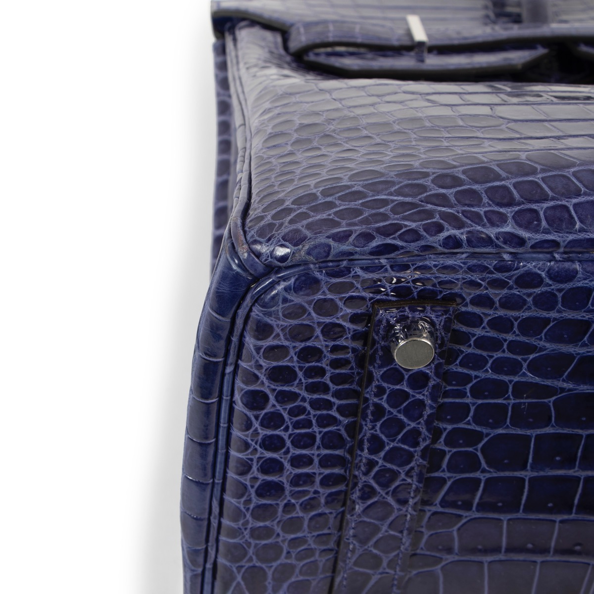 Hermès Birkin 35 Black Shiny Crocodile Porosus Lisse PHW ○ Labellov ○ Buy  and Sell Authentic Luxury