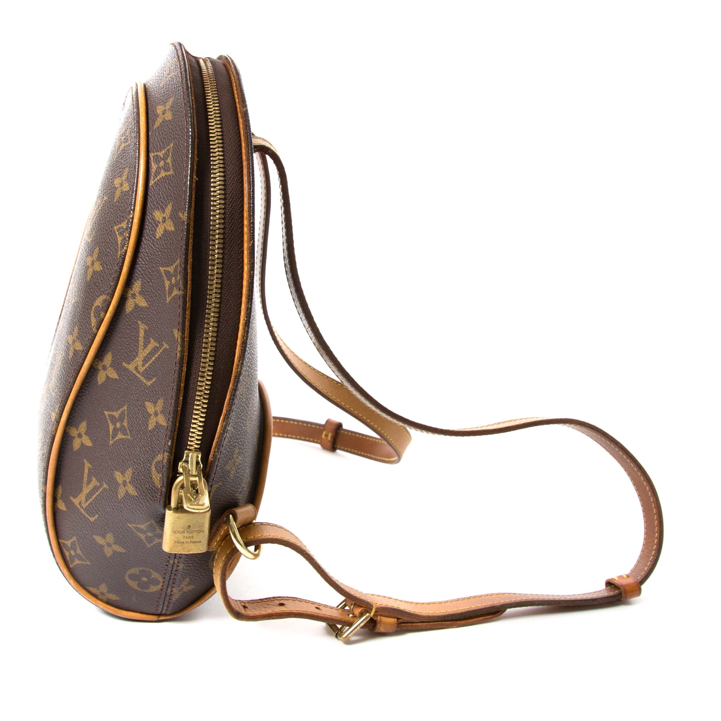 Louis Vuitton Ellipse Backpack Blurry Monogram Brown in Coated