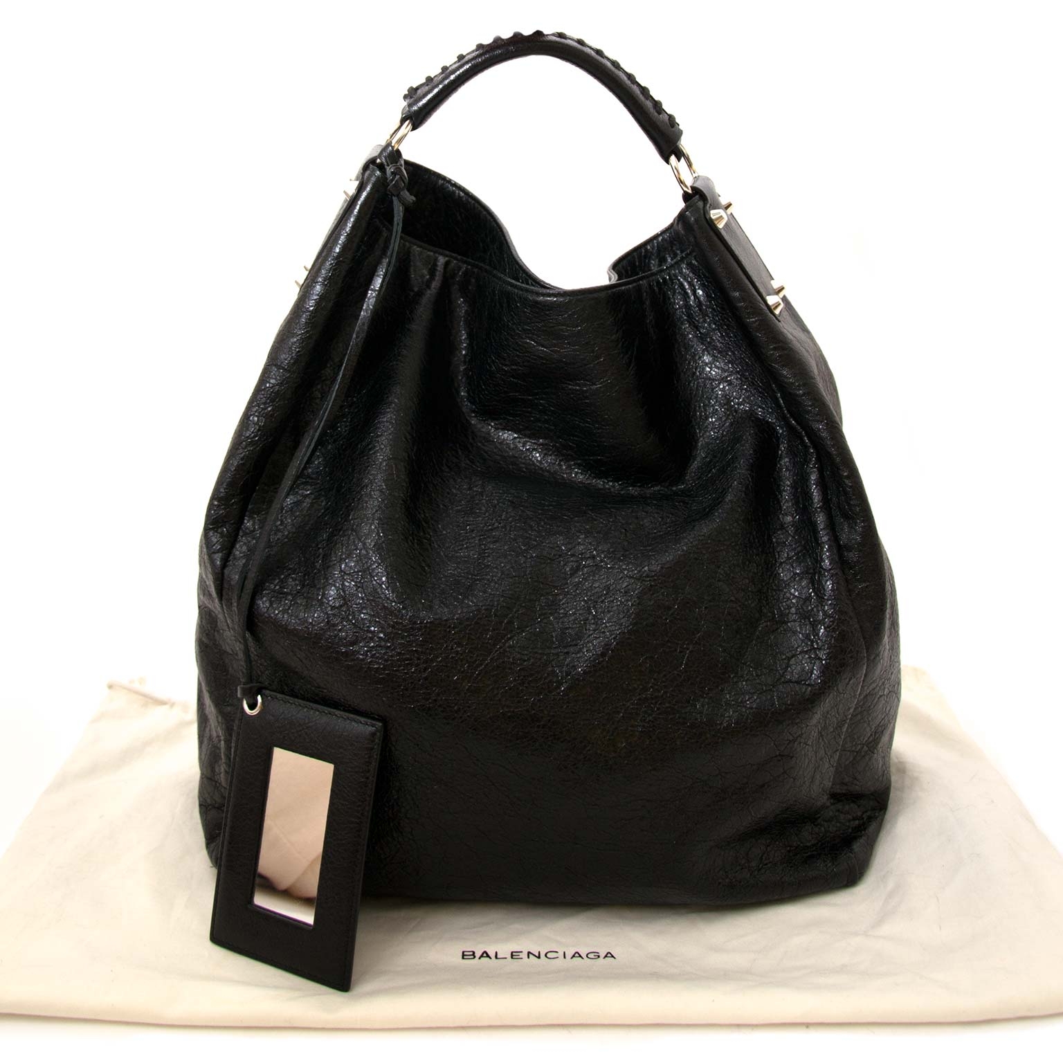 Balenciaga XS Le Cagole White Leather Bucket Bag New  eBay