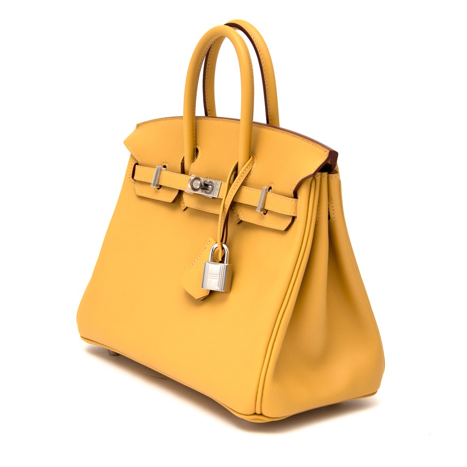 Hermès Birkin 25 Veau Swift Craie GHW ○ Labellov ○ Buy and Sell Authentic  Luxury
