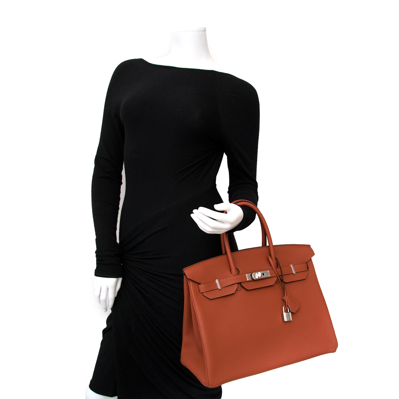 Hermès Birkin 35 Togo Etain PHW ○ Labellov ○ Buy and Sell