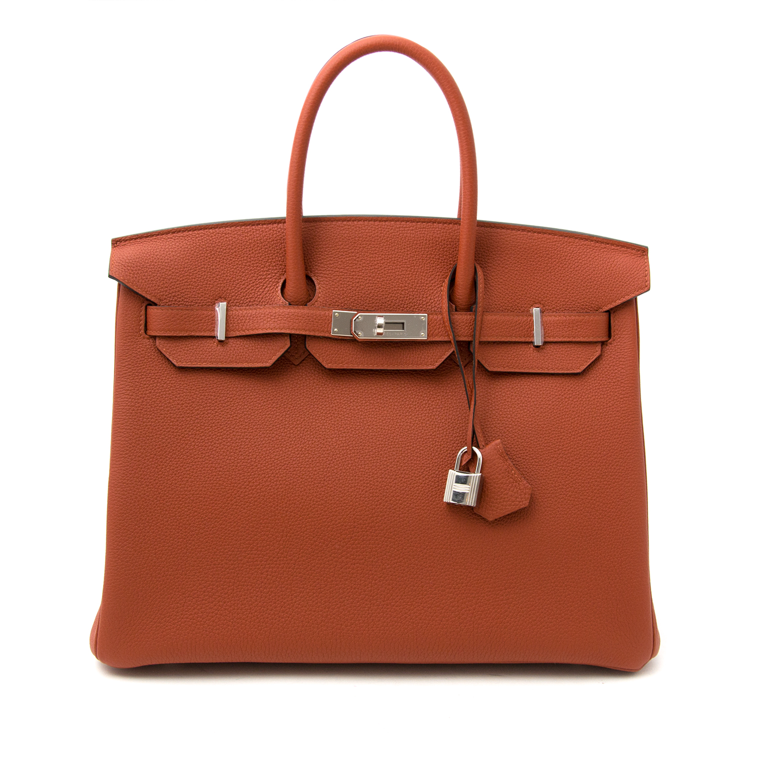 Hermès Birkin 35 Togo Cuivre PHW ○ Labellov ○ Buy and Sell Authentic Luxury