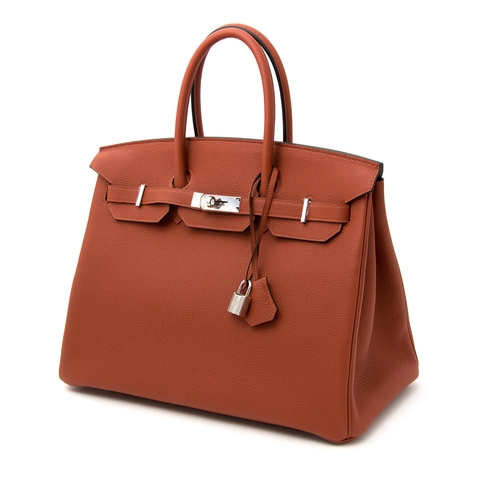 Hermès Birkin 35 Togo Cuivre PHW ○ Labellov ○ Buy and Sell Authentic Luxury