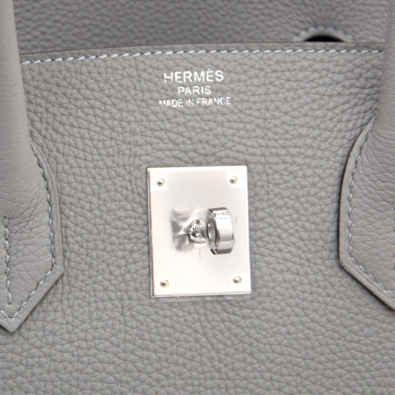 Hermès Birkin Limited Edition 35 Gris Mouette/Bleu Agate Verso Togo Pa —  The French Hunter