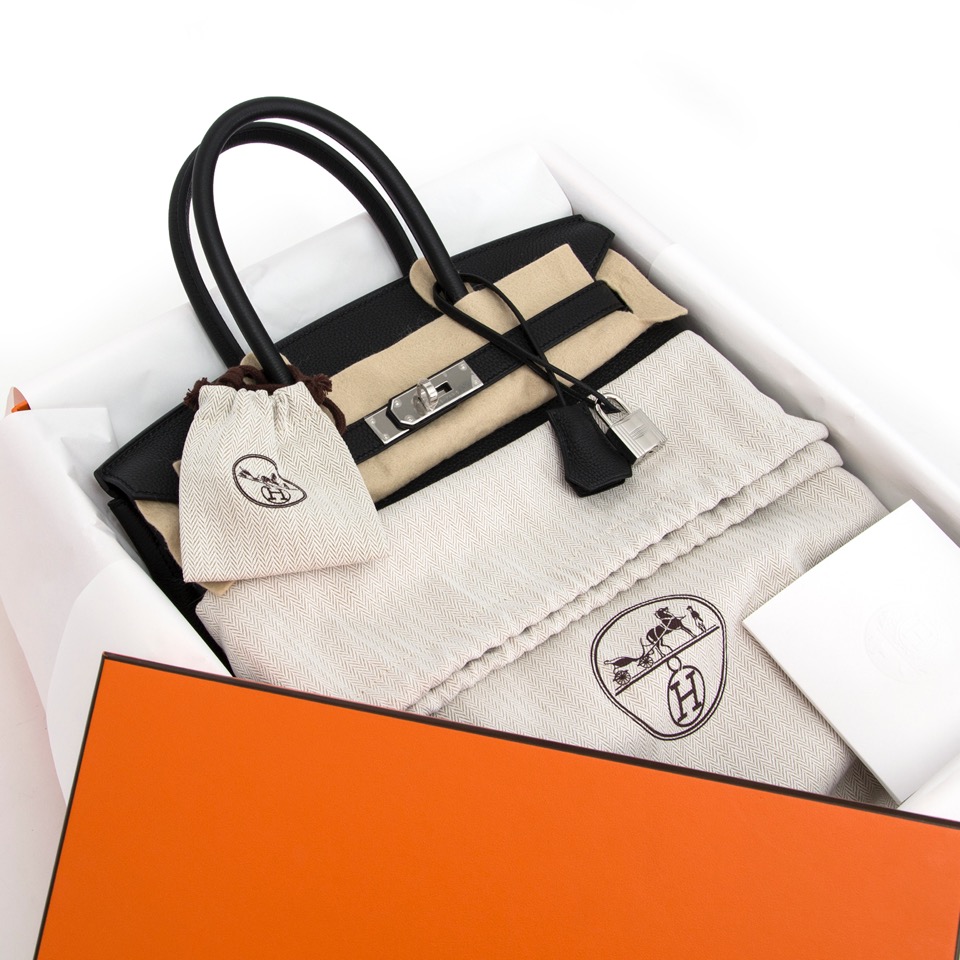Hermès Birkin 30 Togo Black ○ Labellov ○ Buy and Sell Authentic Luxury