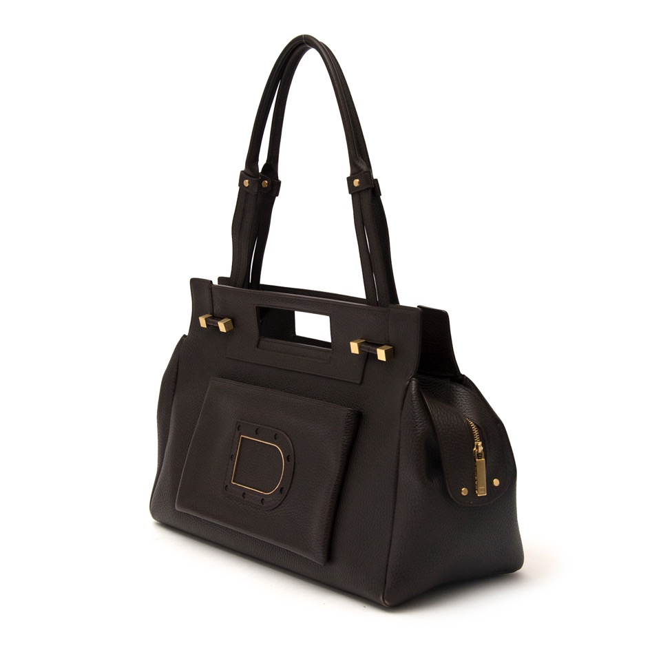 Delvaux Tempête PM Vegetal Cripsy Calf ○ Labellov ○ Buy and Sell Authentic  Luxury