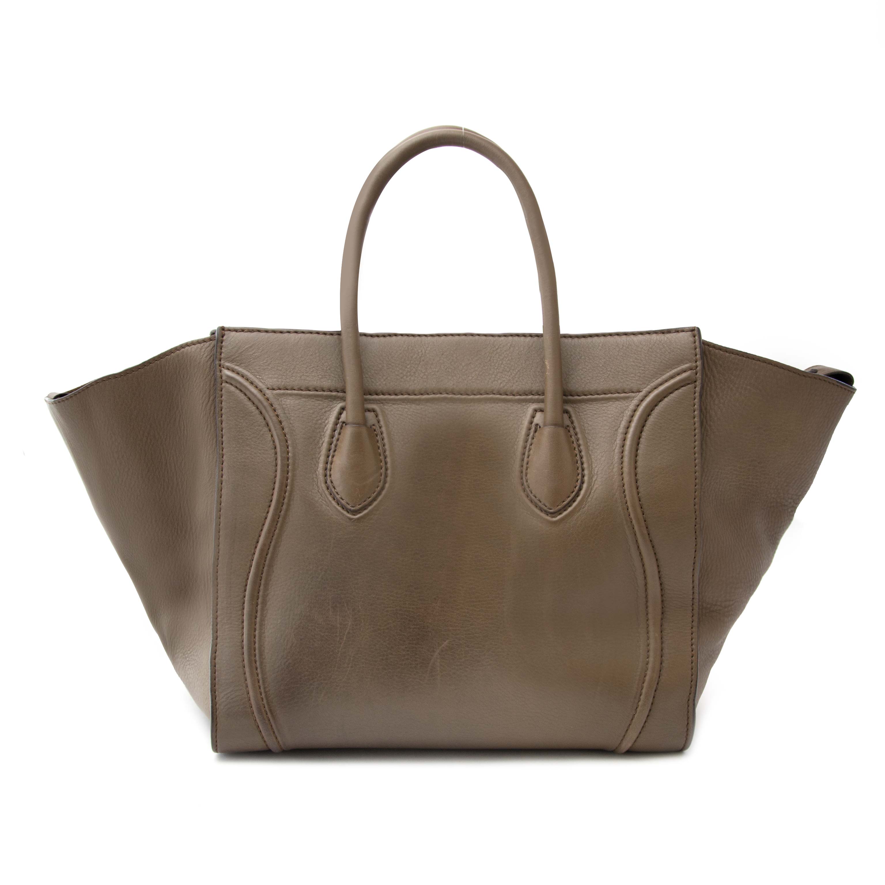 Celine Medium Luggage Khaki Bag Labellov Buy and Sell