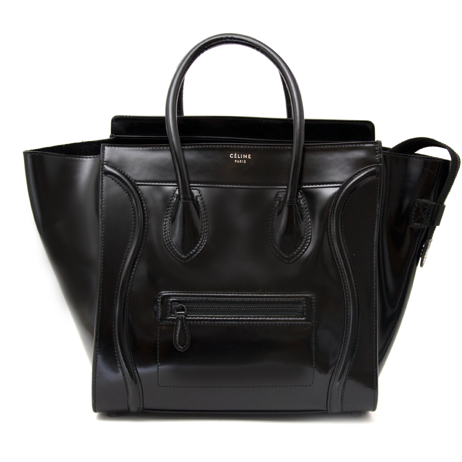 Celine patent best sale leather bag