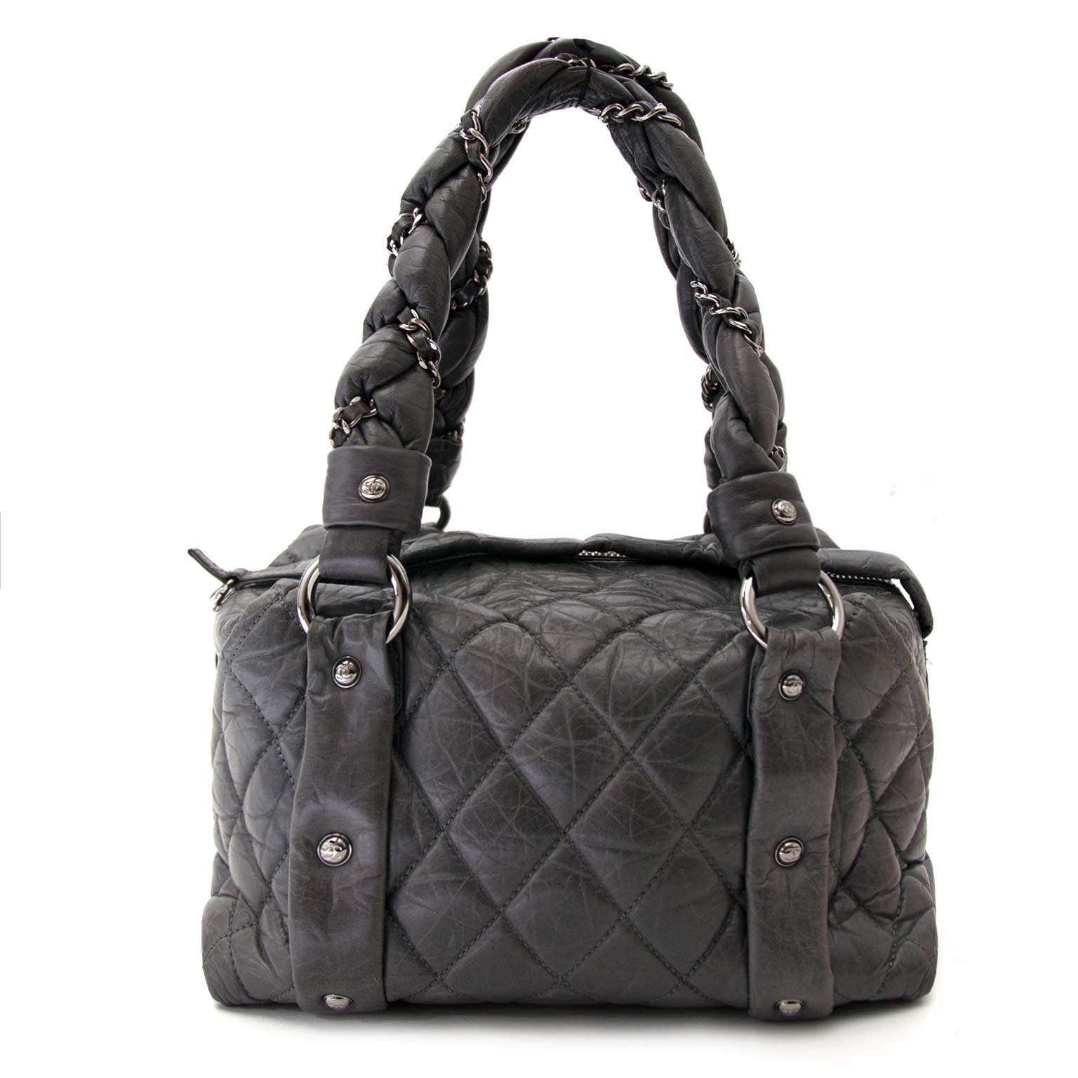 Chanel Classic Flap Braid Quilted Lambskin Shoulder Bag