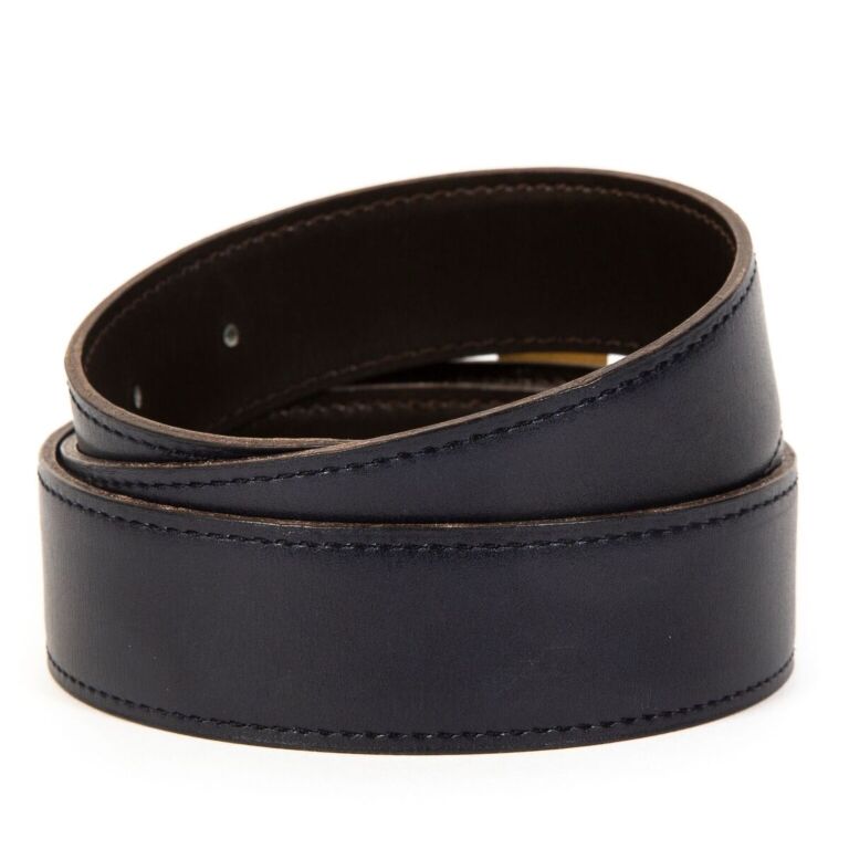 Black Hermes Reversible Constance Belt, RvceShops Revival