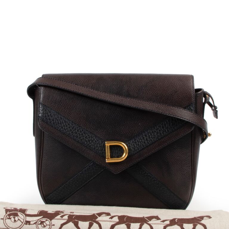 Delvaux Suede Givry Bag - Brown Shoulder Bags, Handbags - DVX22654