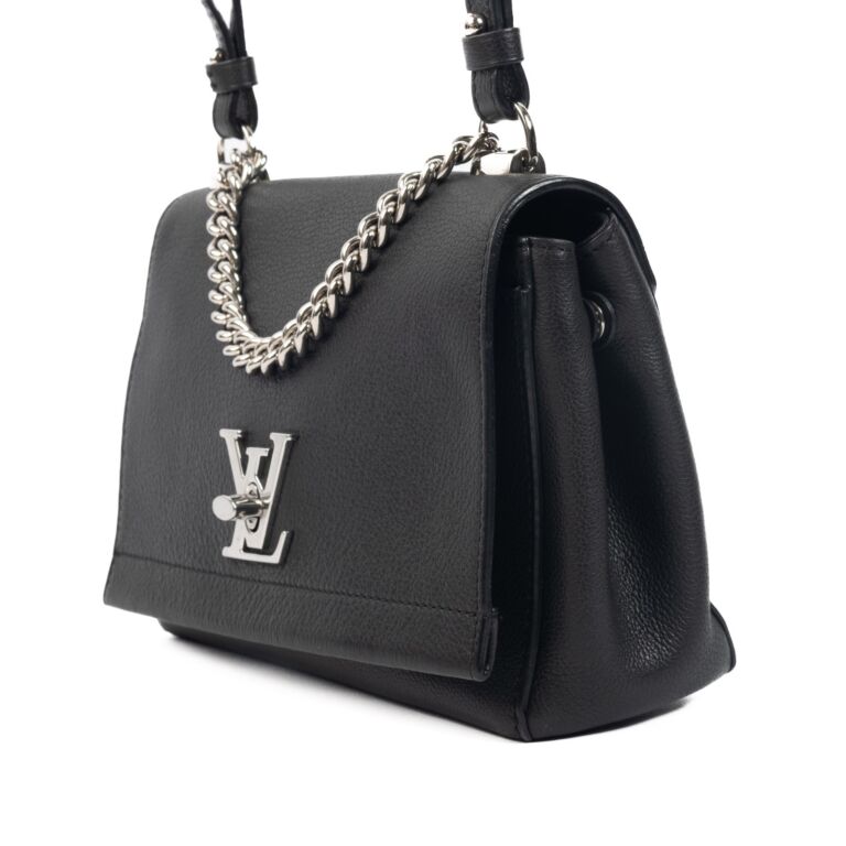 AUTHENTIC LOUIS VUITTON Lockme II BB Leather Shoulder Bag