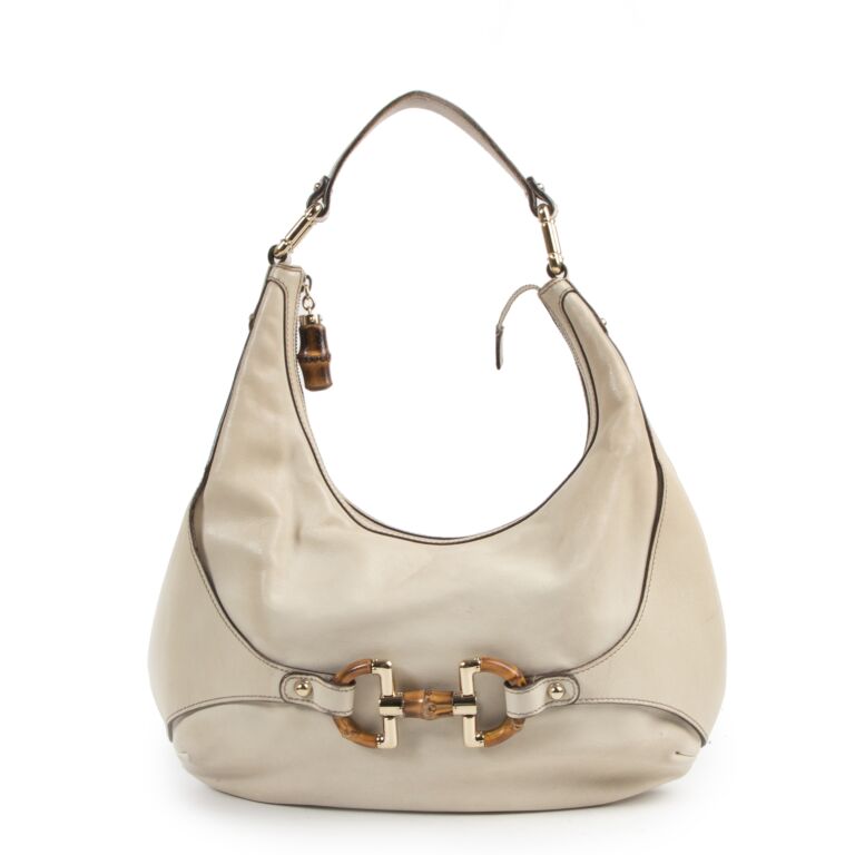 Gucci White Leather Amalfi Hobo Bag Labellov Buy and Sell Authentic Luxury