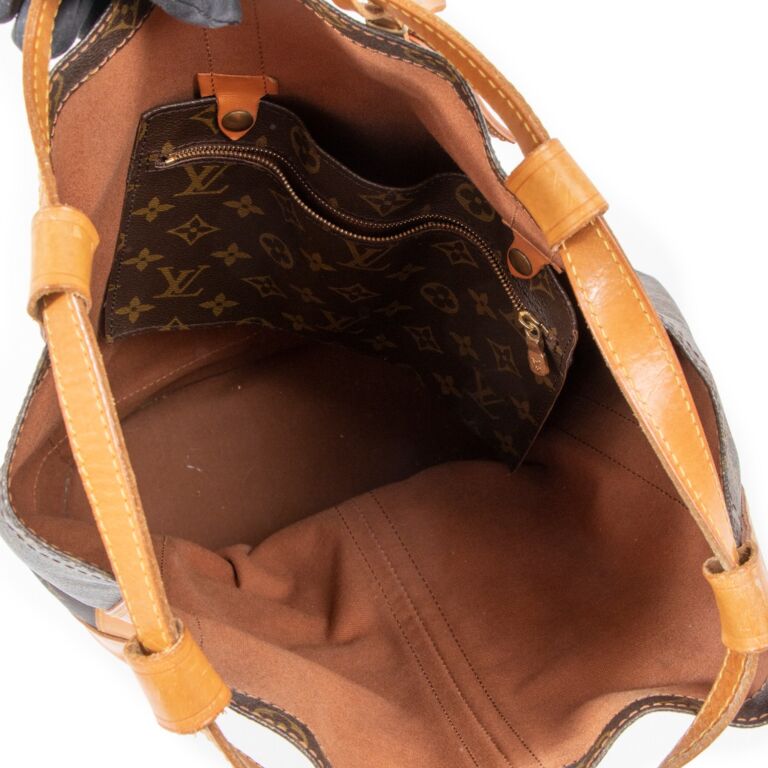 Louis Vuitton Monogram Randonnee GM Drawstring Sling Backpack Hobo 1015lv37  at 1stDibs