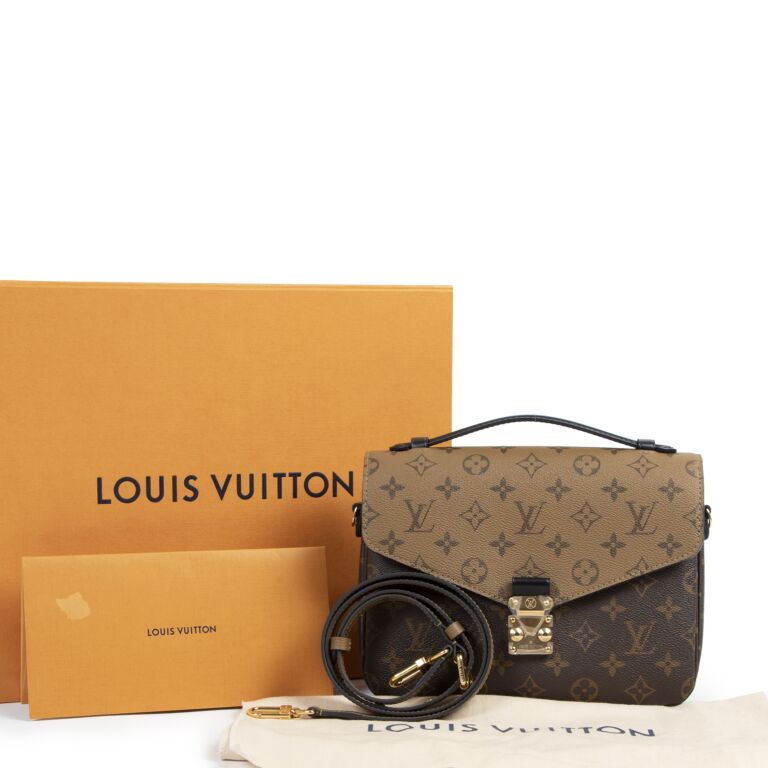 Louis Vuitton Monogram Reverse Canvas Pochette Metis Bag