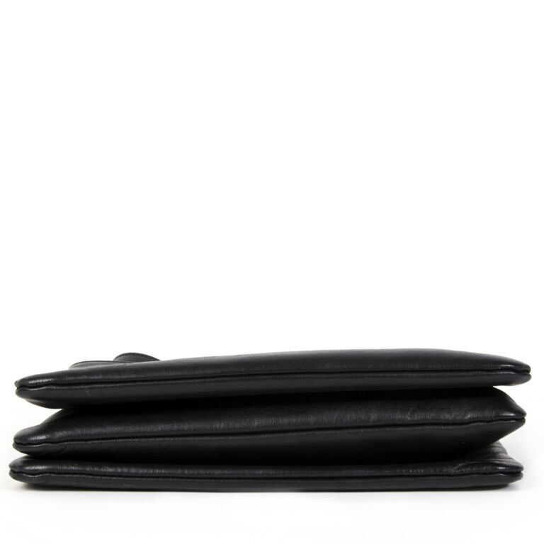 Trio leather crossbody bag Celine Black in Leather - 31348568