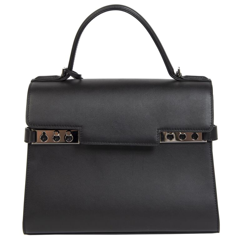 Delvaux Tempète Black MM Labellov Buy and Sell Authentic Luxury